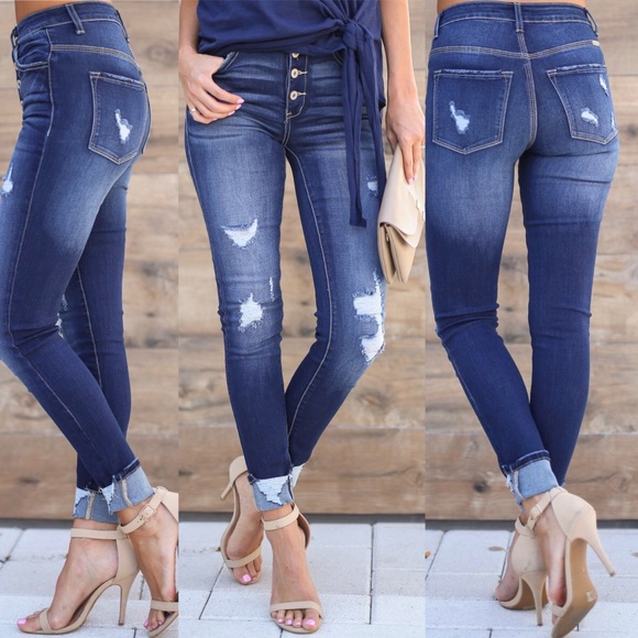 kancan jeans button fly